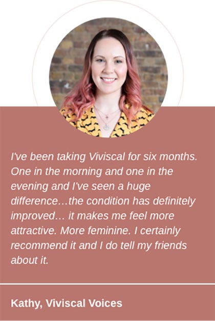 Viviscal testimonial by Kathy